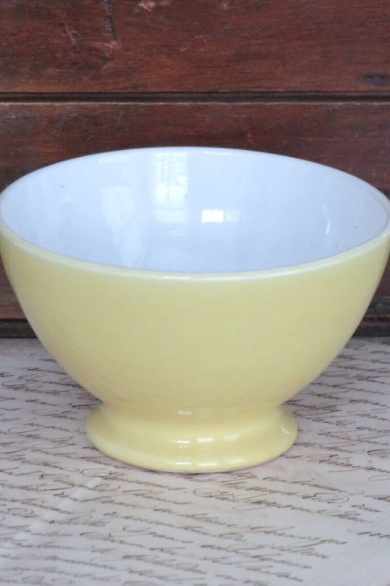 Oude spoelkom BFK - geel