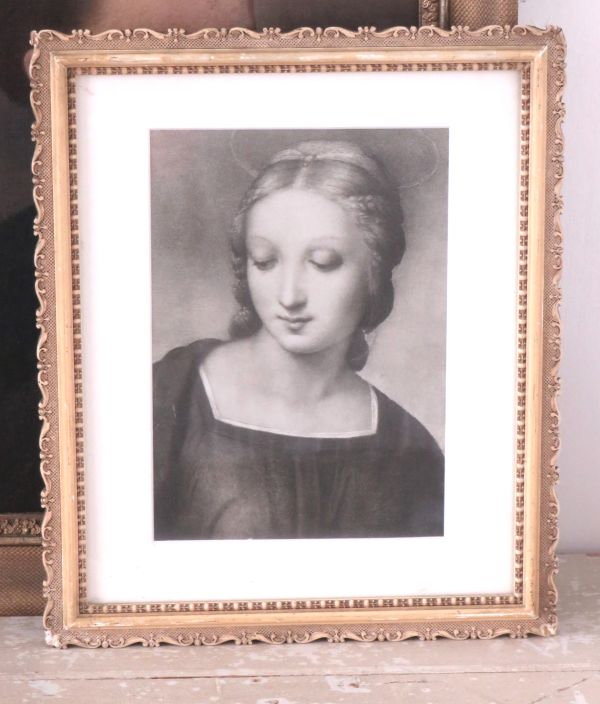 Oude Franse lijst met prent -1938