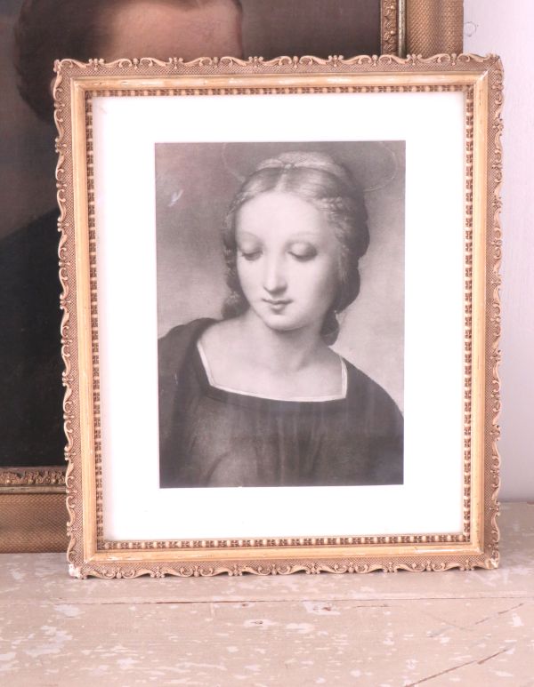 Oude Franse lijst met prent -1938