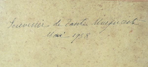 Oude Franse lijst met prent -1938