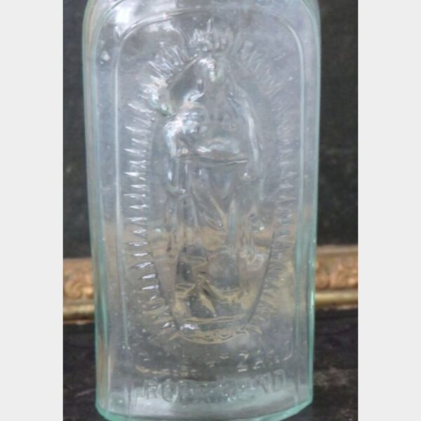 Antieke wijwater fles OLV in 't Zand Roermond