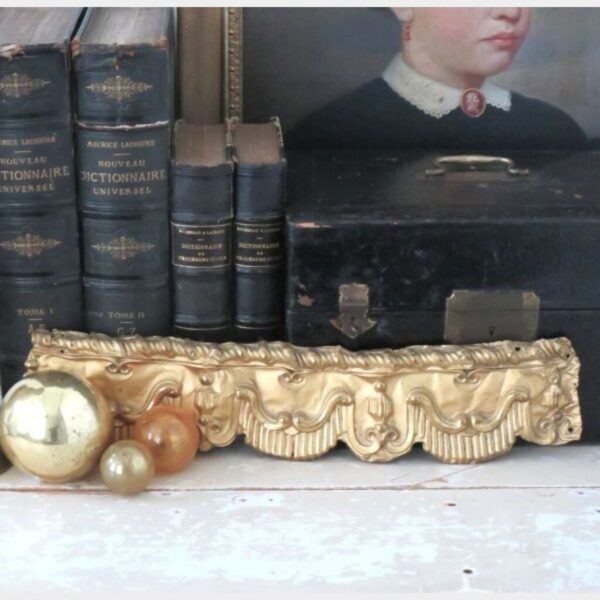 Oude Franse sierrand - latoenkoper