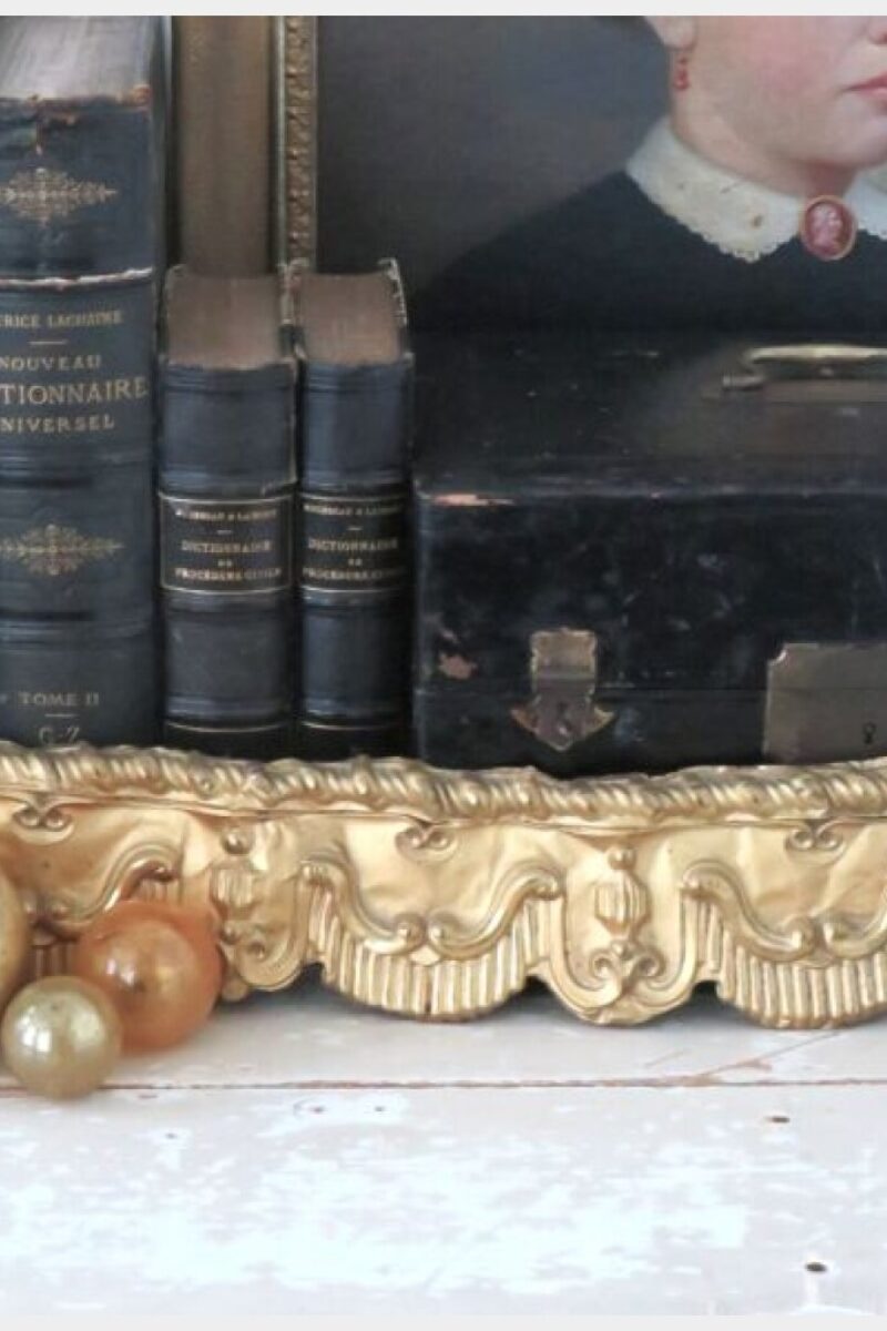 Oude Franse sierrand - latoenkoper