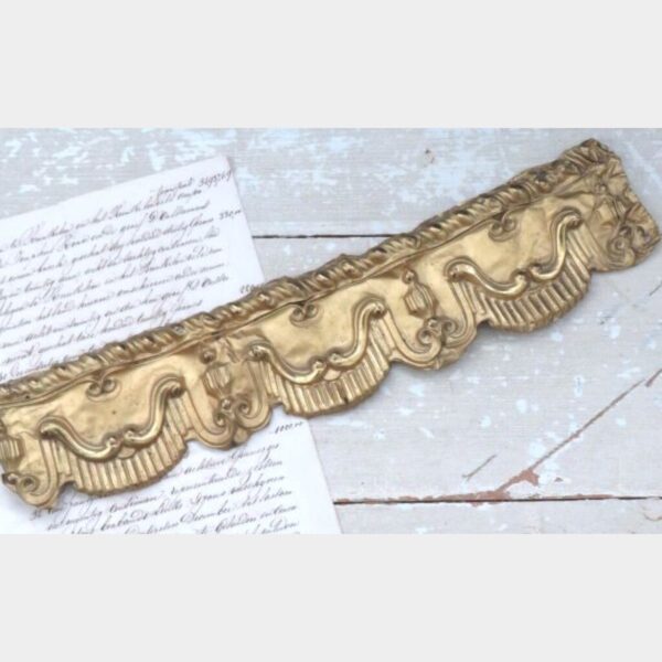 Oude Franse sierrand - latoenkoper