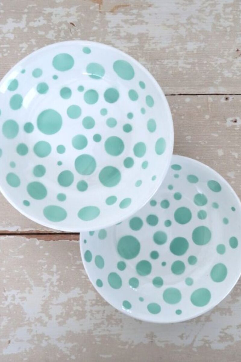 Franse schaal Sarreguemines "Miami"