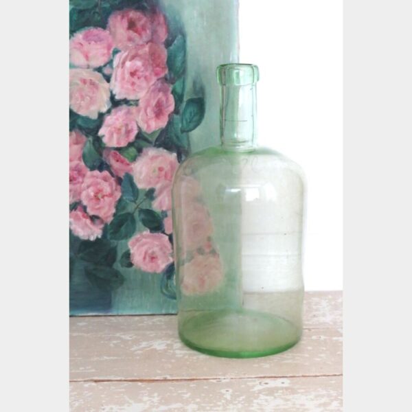 Antieke groene fles 5,50 L