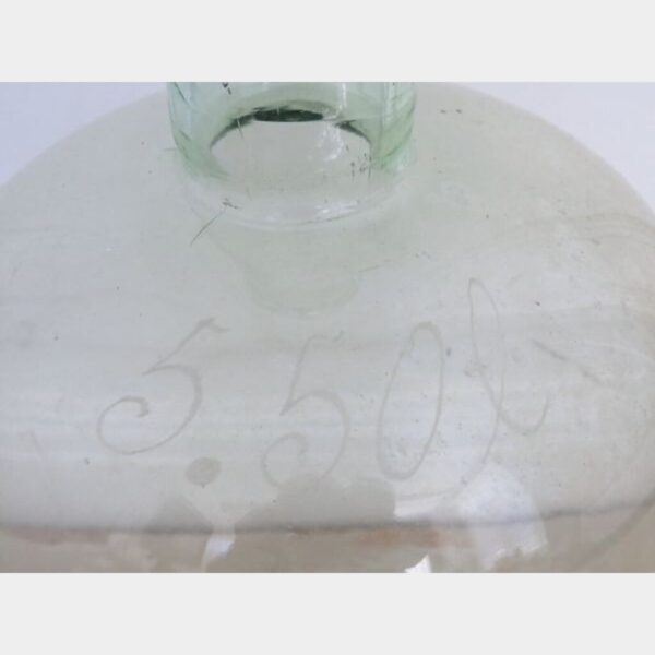 Antieke groene fles 5,50 L