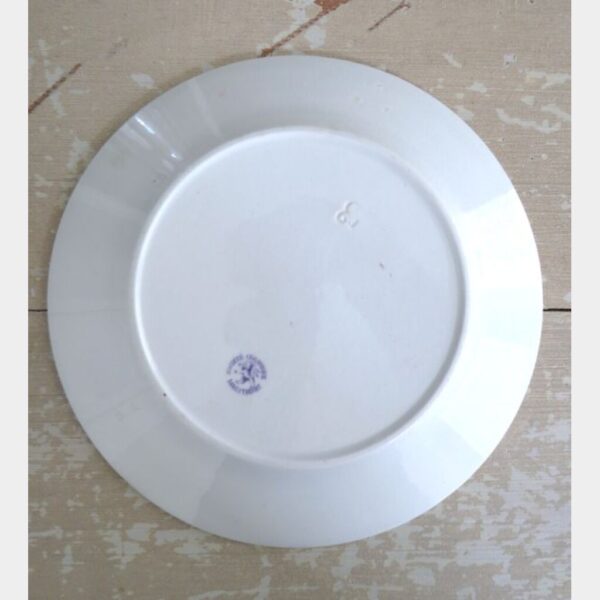 Antiek bord Société Céramique "Vogeltjes & Insect"