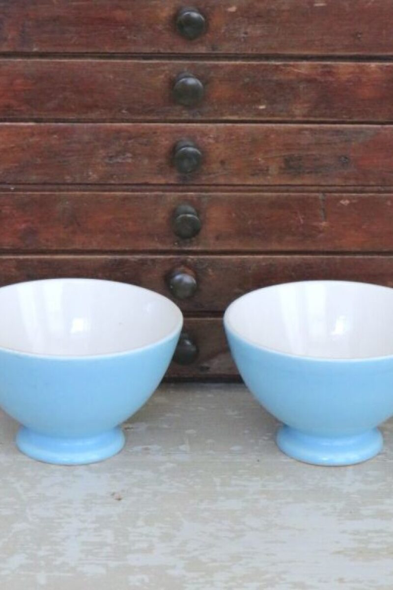 Set (2 st.) Spoelkommen BFK pastelblauw