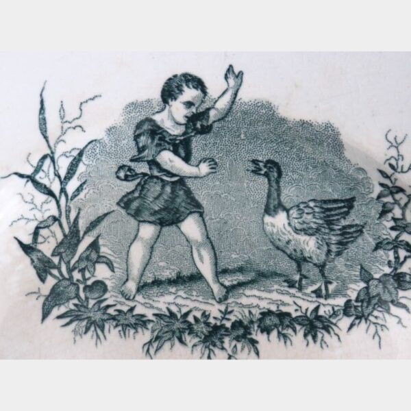 Oud bord St.Amand et Hamage “Groupe d’enfants”