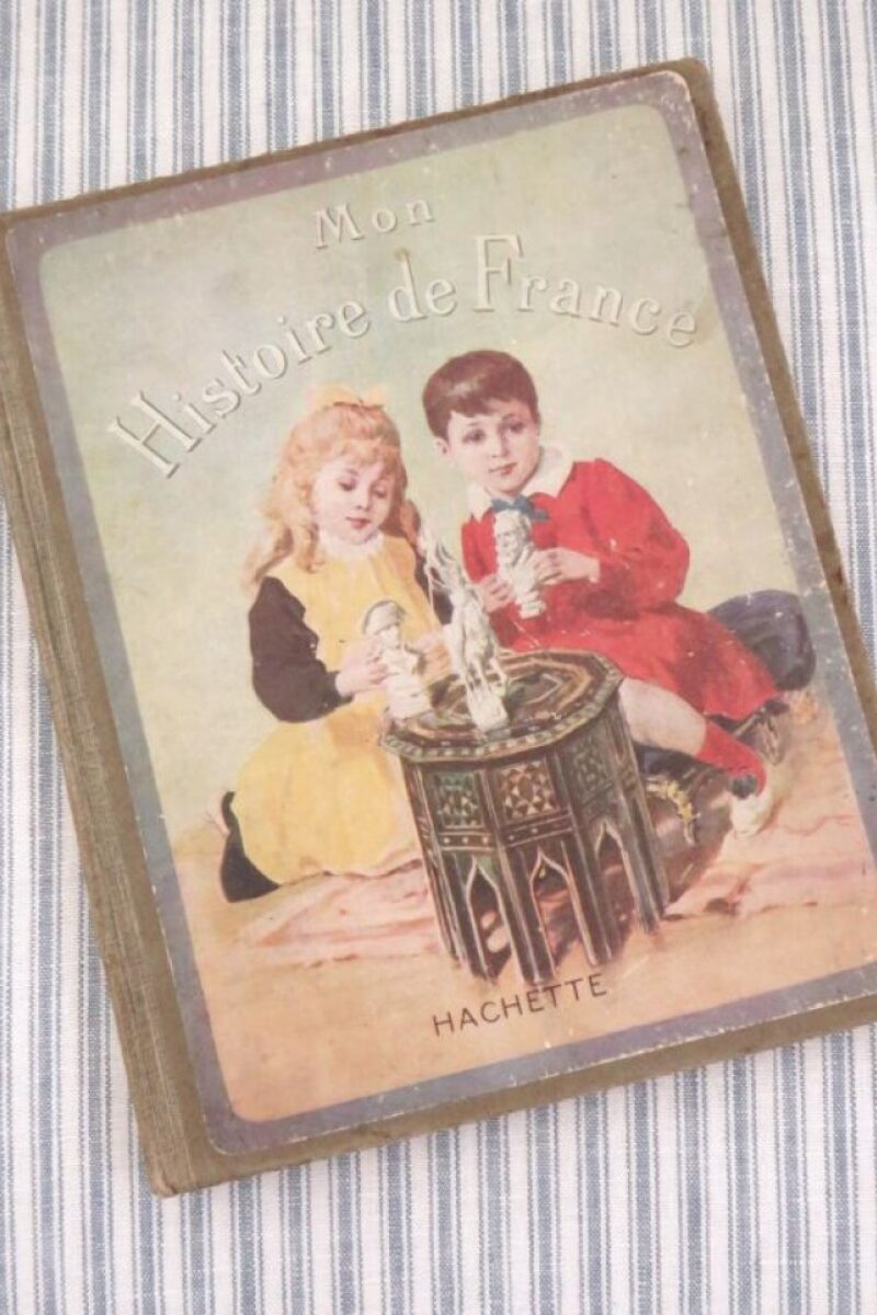Antiek Frans kinderboek "Mon histoire de France"