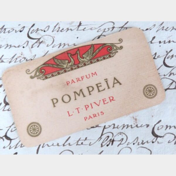 Antieke kalender/ kaart Parfum Pompeïa L.T. Piver Paris 1911