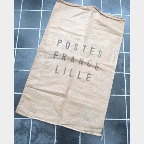 Jute postzak "Postes France Lille"
