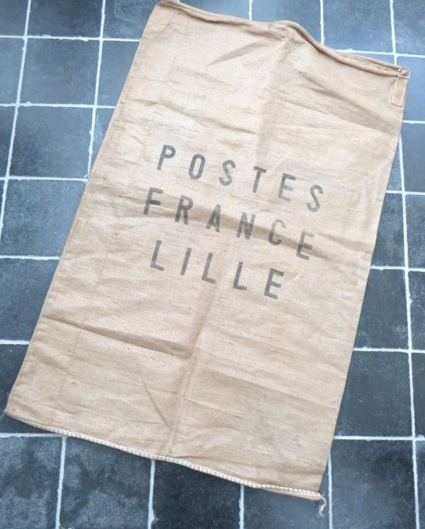 Jute postzak "Postes France Lille"