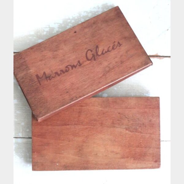 Oud Frans doosje "Marron Glaces"