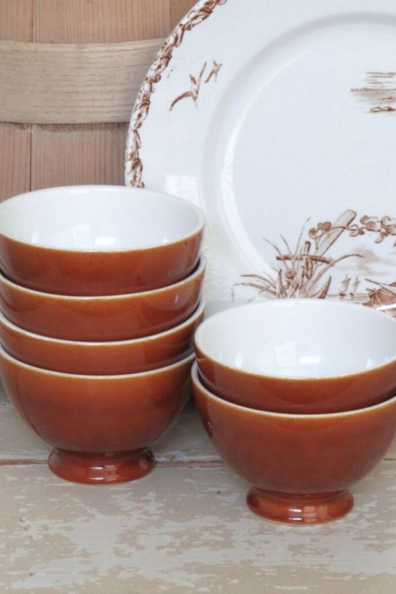 Set ( 6 stuks) Vintage spoelkommen