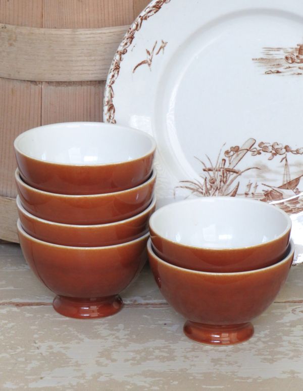 Set ( 6 stuks) Vintage spoelkommen