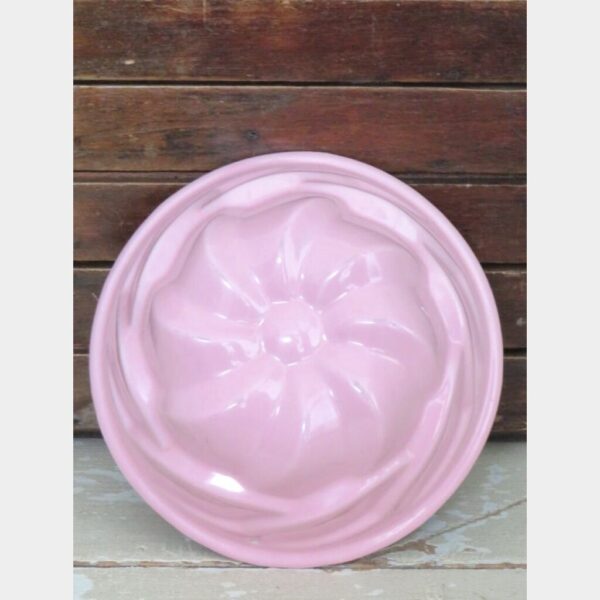 Vintage puddingvorm - roze