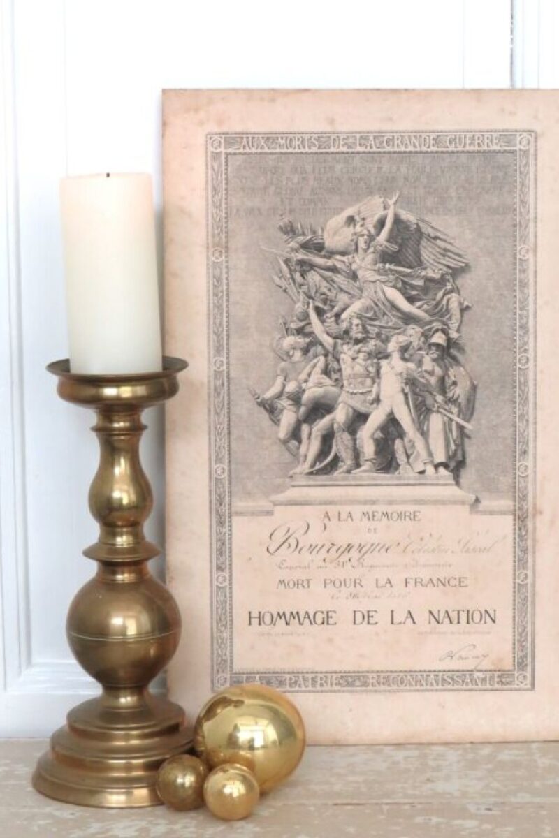Frans diploma "Hommage de la Nation, 1e WO