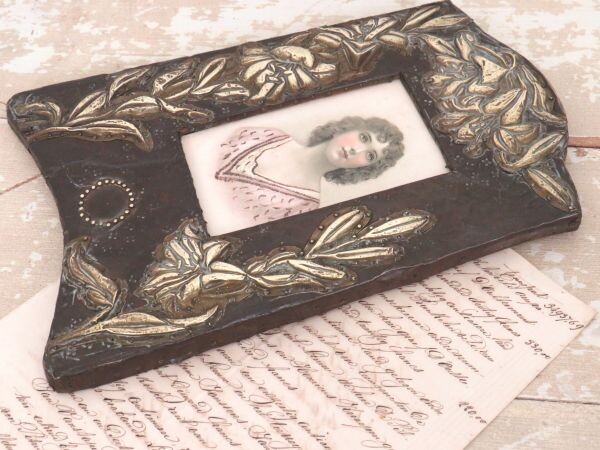 Antieke Arts & Crafts fotolijst