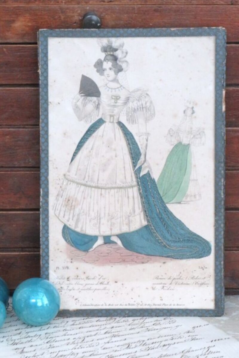 Antieke Franse gravure