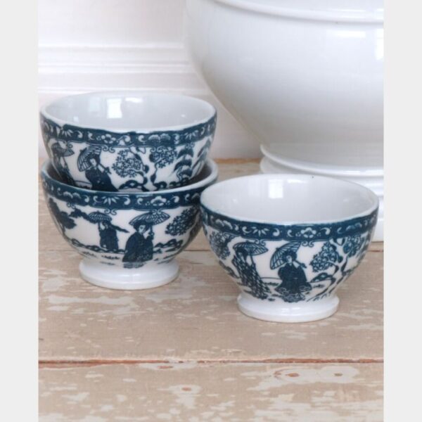 3 Porseleinen Chinoiserie kommetjes