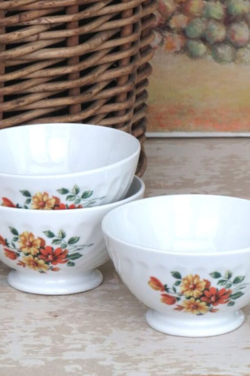 Vintage spoelkom Sarreguemines "Dalia's"