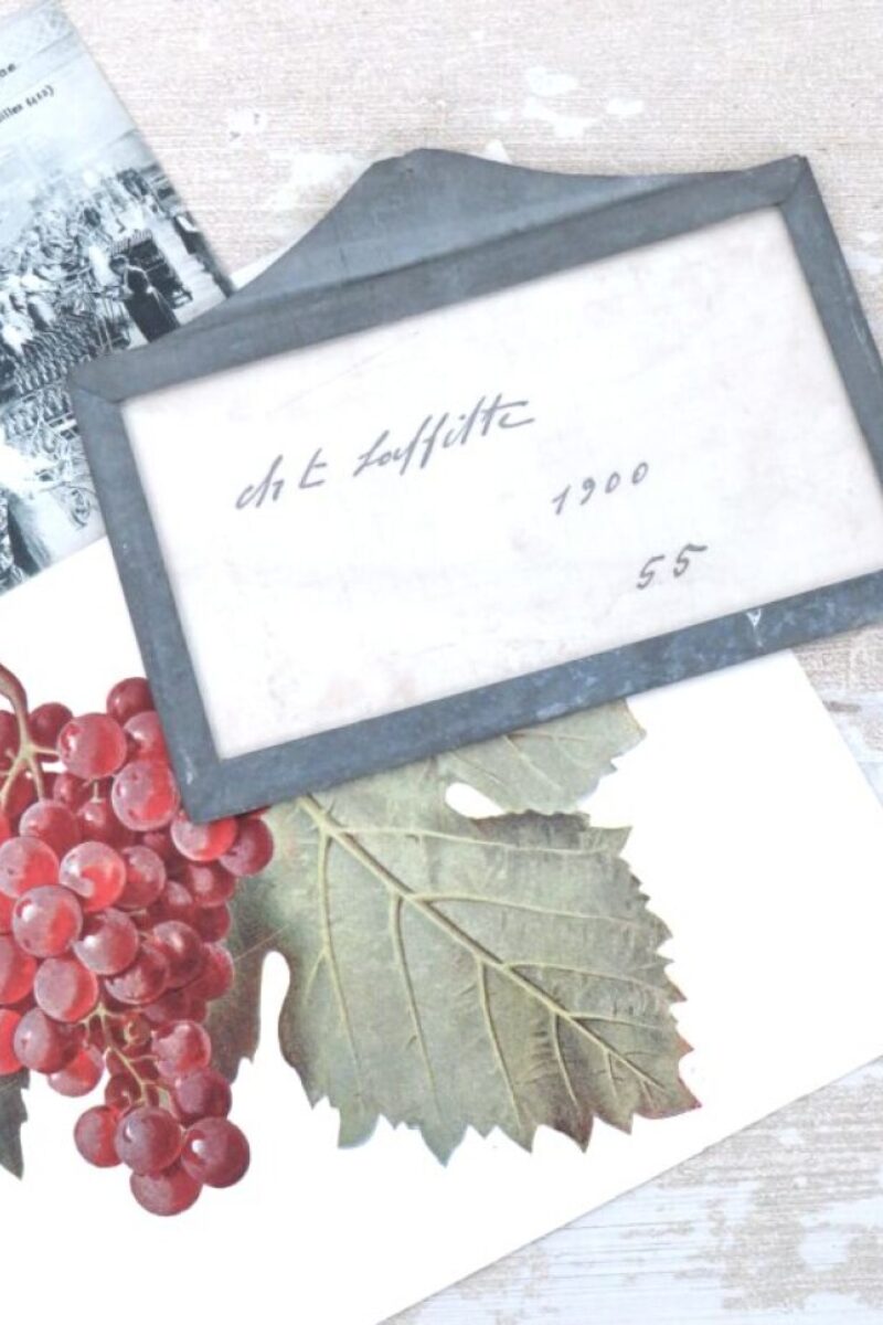 Antiek Frans wijnlabel “Château Lafitte"1900 No. 55
