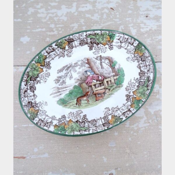 Ovaal onderbord Spode Copeland “Spode’s Byron”