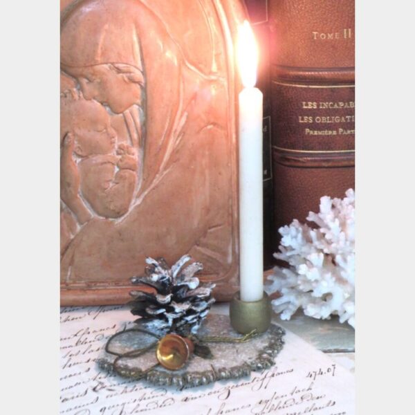 Oude Kerst kaarsenstandaard, jaren 50